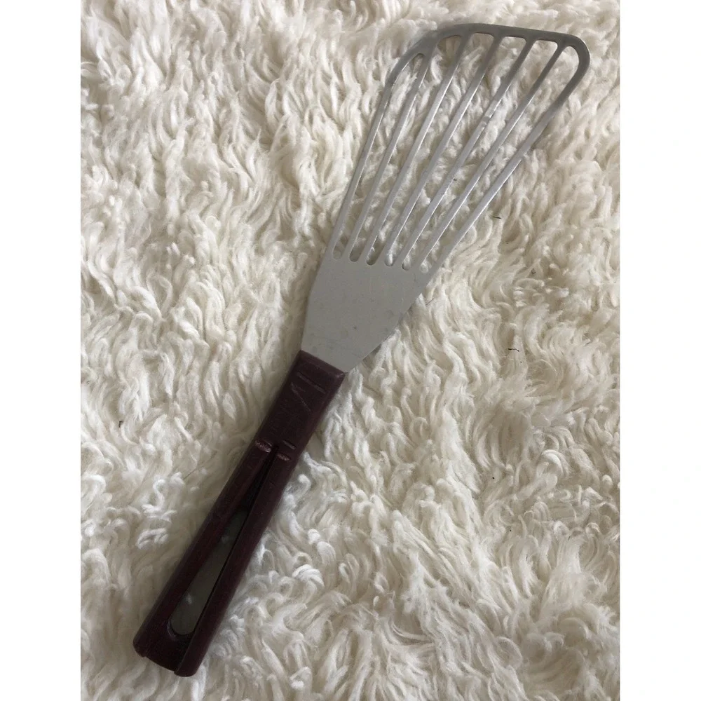 VTG MCM Stanhome Stainless Steel Kitchen Utensils-Ladle, Fish Spatula, Scoop
